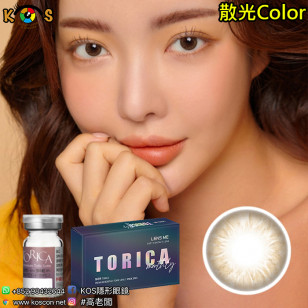 【散光】Lensme Torica Custom Look No.2 Brown 토리카 커스텀룩 No.02 브라운  (난시 교정용) 每月抛棄散光彩妝隱形眼鏡
